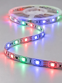 5 Metre RGB Şerit LED 2835 SMD 54 LED/M Uzaktan Kumandalı Dekoratif Aydınlatma