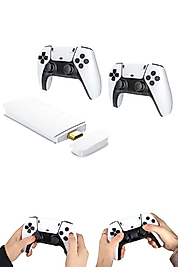 Game Stick 20.000 Oyunlu 4K HD Ekranlı Beyaz UUCZ3DGAMESTİCKK3