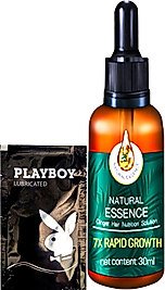 ESSENCE SAÇ BESLEYİCİ UZATICI PARLATICI BAKIM SERUMU 30 ML 7X RAPİD GROWTH + YANINDA JEL