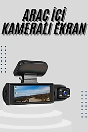 Çift Kameralı Araç Kamerası Ön ve Arka Kameralı