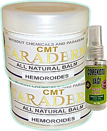 TARADERM 100 ML 2 ADET KREMİ + 30 ML ÇÖREK OTU YAĞ