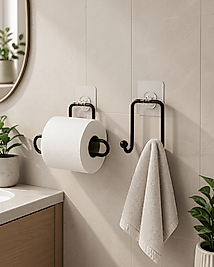 Yapışkanlı Banyo Düzenleme Seti 2'li UCZZDLYNPLTASKILIKTUVALETKAĞIT-1