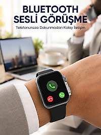 RS12 PRO+ Titanyum Kasa Akıllı Saat – Uyku ve Nabız Takibi, Suya Dayanıklı, Bluetooth Arama Yeni Nesil