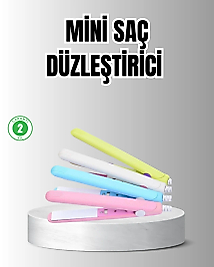 Taşınabilir Seramik Kaplama Mini Saç Düzleştirici – Seyahat ve Günlük Kullanım İçin İdeal