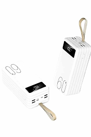 Powerbank 60.000 Mah Taşınabilir Şarj Hızlı El Fenerli Dijital Göstergeli