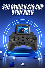 2.4 İnç Ekran 520 Oyunlu Retro Temalı Kablosuz Oyun Kolu El Atarisi