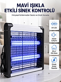 Enerji Tasarruflu Elektrikli Sinek Öldürücü Güvenli ve Etkili Koruma