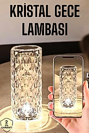 Kristal Dokunmatik Kumandalı Masa Gece Lambası UUCZKRİSTALLAMBA1