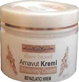 THREE BRAND WHİTENİNG CREAM ARNAVUT KREMİ AKLIK CREAM 100ML BEYAZLATICI