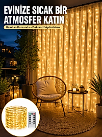 Romantik Ambiyans İçin Uzaktan Kumandalı Günışığı Peri Led Yeni Nesil