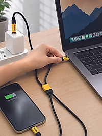 Çoklu Şarj Kablosu Type-C Lightning Micro USB 240W UCZZPL8917-3