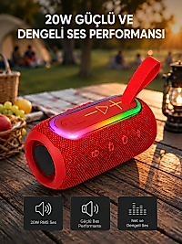 Kablosuz Hoparlör – Bluetooth 5.1, Güçlü Bas ve 10 Metre Menzil