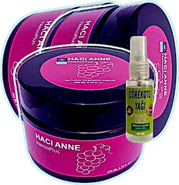 HEMOPLUS HACI ANNE BAKIM KREMİ 200 ML X 3 ADET + ÇÖREK OTU YAĞI 30 ML