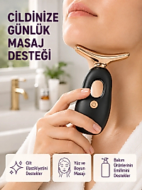 Yüz ve Göz Altı Masaj Cihazı – Kırışıklık Karşıtı & Nemlendirici Etki Destekli