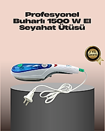 Pratik Buharlı Seyahat Ütüsü Kırışıklık Açıcı