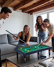 Masaüstü Bilardo Seti 5 Yaş Üzeri Çocuklar İçin UCZZZBİLARDOSETİ-3