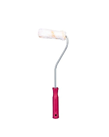 Mini Boya Rulo Seti 10 Cm Boya Fırçası 6 Adet Yedek Rulo Hediyeli Boya Uygulama Aparatı