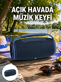 Hafif ve Dayanıklı Renkli Işıklı Taşınabilir Müzik Hoparlörü Yeni Nesil