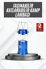 Kamp Lambası Güneş Enerjili Led Lamba Işıldak Şarjlı Powerbank Özellikli