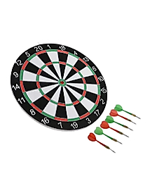 Şık Tasarımlı Dart Tahtası 12 İnç Dayanıklı Ahşap Gövde