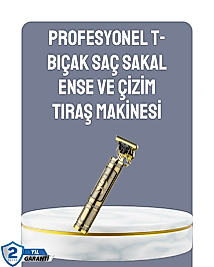 LCD Ekranlı Şarjlı Tıraş Makinesi Erkek Saç Sakal Kesme