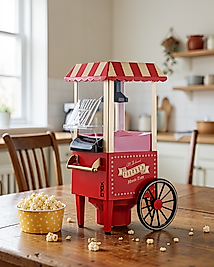 Yapışmaz Popcorn Makinesi Sıcak Hava Teknolojili UCZZPG618KIRMIZI-15
