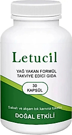 LETUCİL DSTKLYCİ ÜRÜN 30 LU YEŞİL ÇAY VE BİBERİYELİ G.Ç DESTEĞİ X 3 ADET