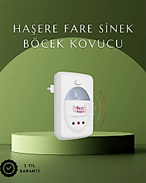 Ultrasonik Ses Dalgalarıyla Kimyasalsız Fare ve Böcek Kovucu Cihaz