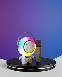 RGB Işıklı Astronot Tasarım Bluetooth Hoparlör UCZZZTEKMİKROFONASTROSPEAKER-1