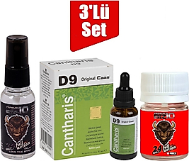 BİZON SPREY CAAS D9 KADİN KADIN DAMLA + BİZON 100MG 10'LU