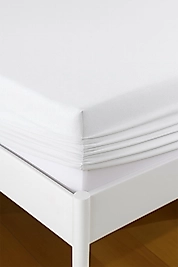 %100 PAMUK ÇARŞAF TAKIMI-Beyaz