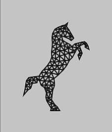 Ahşap İşleme Duvar Süsü - 30 cm x 50 cm