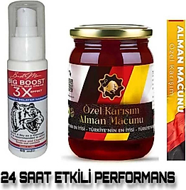 BİG BOOST 3X EFFECT DELAYER HARDENER CREAM + ALMAN MACUNU 240 GR