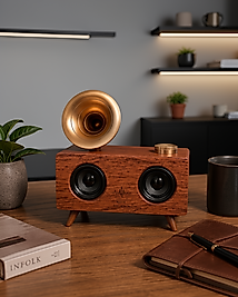 Nostaljik Gramafon Radyo USB TF Kart Aux 1920x1080 UCZZZB6SPEAKERRRRR2-1