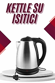 Elektrikli Su Isıtıcı 1.8 L Paslanmaz Çelik UUCZZZKETTLEEEEEE1
