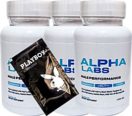 PLAYBOY JEL + ALPHA LABS ERKEKLERE ÖZEL SOFT JEL FORMUNDA 60'LI X 3 ADET