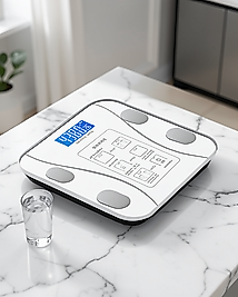 Akıllı Dijital Tartı Bluetooth ile Kilo Yağ Su Oranı Ölçer UUCZTF1072TARTI3