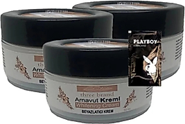 THREE BRAND ARNAVUT KREMİ WHİTENİNG CREAM 2+1 BÖLGESEL  KREMİ 50 ML + 1 ADET HEDİYE JEL