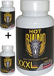 HOTRHİNO XXXLCAPSULES FOR MEN 3 ADET 60 PCS ERKEKLER IÇİN BÜYÜTÜCÜKAPSÜLLER 60 LI
