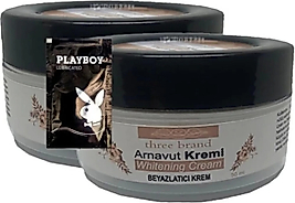 SÜPER THREE BRAND ARNAVUT KREMİ 1+1 WHİTENİNG CREAM BÖLGESEL  KREMİ 50 ML + 1 ADET HEDİYE JEL