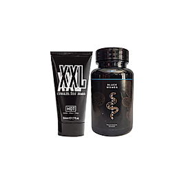 HOTXXL 50 ML ERKEĞE SERTPENİS KREM + SİYAHKOBRA ERKEĞE CANLANDİRİCİ
