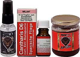 BİZON BIZ10 SPREY 25ML CANTHARIS D6 KADIN DAMLA 10ML + BIZ10 MACUN 240GR