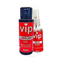 VIP BAY BAYANLUBRİKANTJEL 60 ML + ERKEKLERE ÖZEL SPREY
