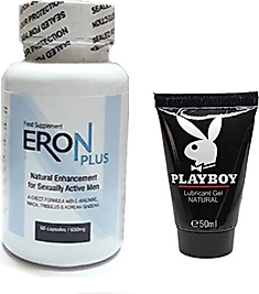 PLAYBOY ONTİC PLAYBOY LUBRİCANT 50 ML JEL + ERON PLUS 60’LI ERKEKLERE ÖZEL