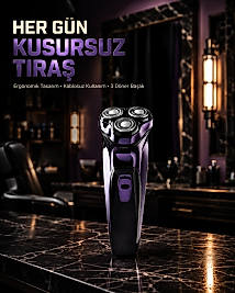 Kompakt Şarjlı Saç Sakal Tıraş Makinesi Kuru Kullanım Özellikli