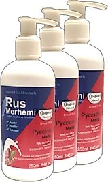 SÜPER GLEGND TÜYLERE KREM 3 ADET 250 ML CEVİZ SÜTLÜ & CEVİZLİ RUSS MERHEMİ
