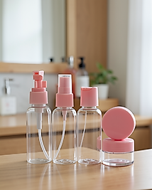 Taşınabilir 5'li Seyahat Kozmetik Şişe Seti 30 ml