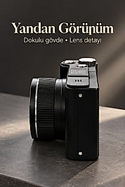 Otomatik Odaklamalı Dijital Fotoğraf Makinesi 4K Video ve Fotoğraf Çekimi