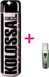 KOLOSSAL KREM 200 ML ERKEKLER ÖZEL BÖLGEYİ LOSYON 3 ADET + NATURAL MASAJ YAĞI ILE 1AD