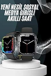 Yeni Model Akıllı Saat Dokunmatik Ekran Unisex Amoled Ekran 44 mm